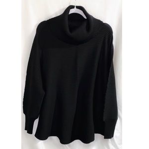 Black cowl neck sweater